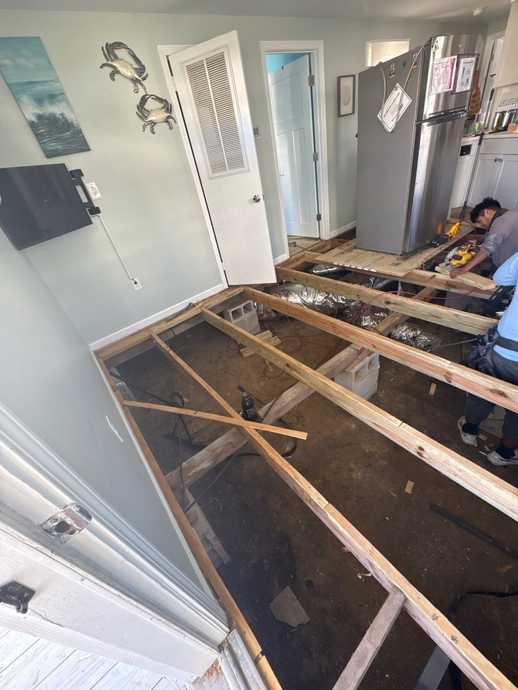 New joists going in